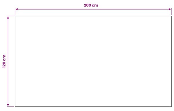 Padló Szőnyeg Fekete 1,2 x 2 m Gumi