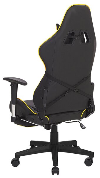 Gamer szék VICTORY Műbőr Sárga