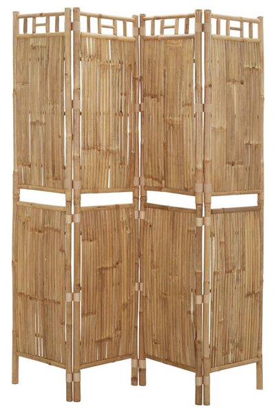 4 paneles bambusz térelválasztó 160 x 180 cm