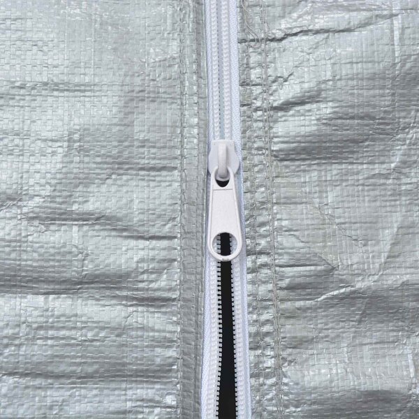 VidaXL Sátor textil váz nélkül Szürke 12 x 6 m PE