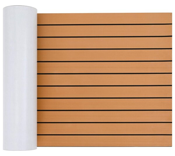 Csónak Szőnyeg Csíkos Barna és Fekete 240 x 60 cm EVA