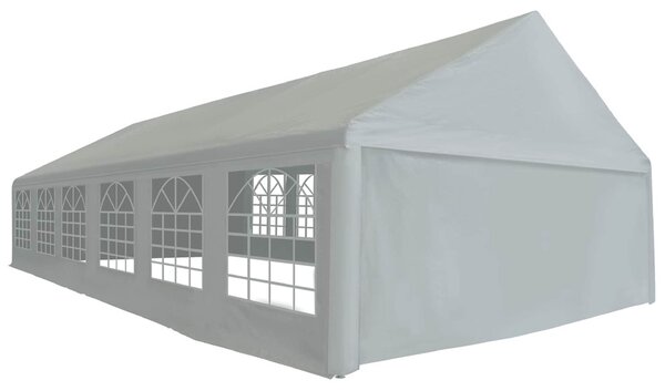 VidaXL Sátor textil váz nélkül Szürke 12 x 6 m PE