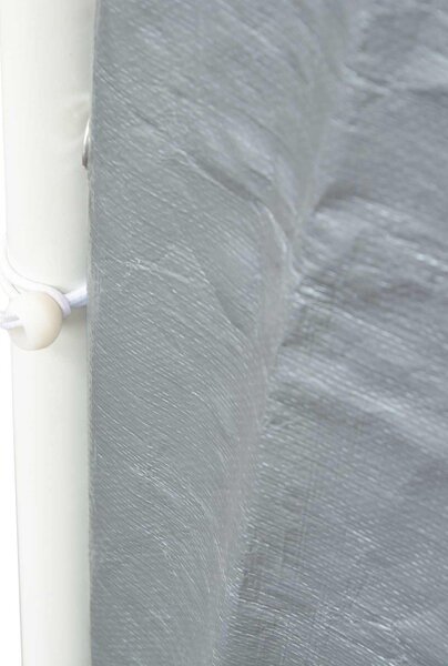 VidaXL Sátor textil váz nélkül Szürke 12 x 6 m PE
