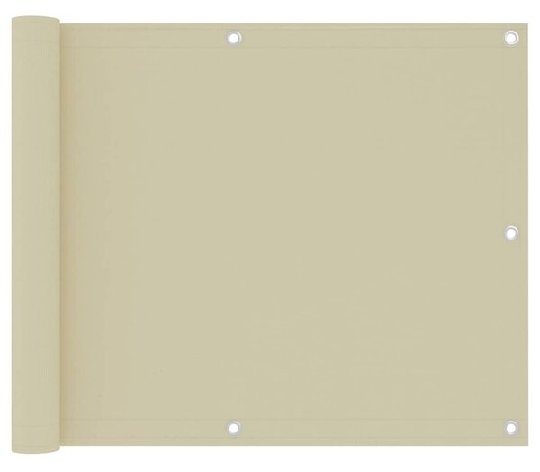 VidaXL krémszínű oxford-szövet erkélynapellenző 75 x 500 cm