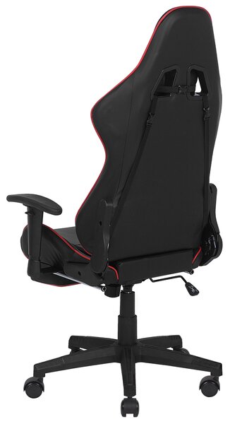 Gamer szék VICTORY Műbőr Piros
