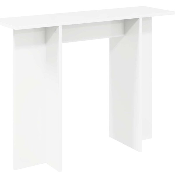Konzolasztal Fehér 100 x 30 x 75 cm Szerelt Fa