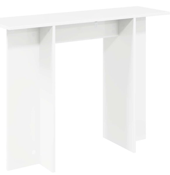 Konzolasztal Fehér 100 x 30 x 75 cm Szerelt Fa