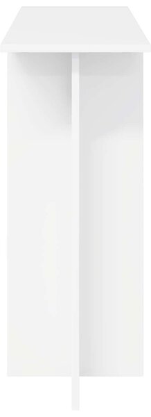 Konzolasztal Fehér 100 x 30 x 75 cm Szerelt Fa