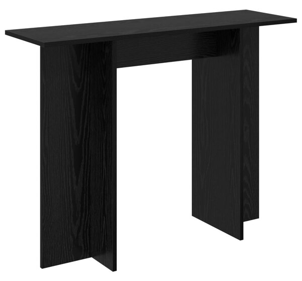 Konzolasztal Fekete Tölgy 100 x 30 x 75 cm Szerelt Fa