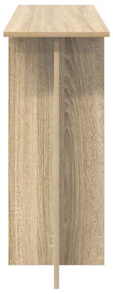 Konzolasztal Sonoma Tölgy 100 x 30 x 75 cm Szerelt Fa
