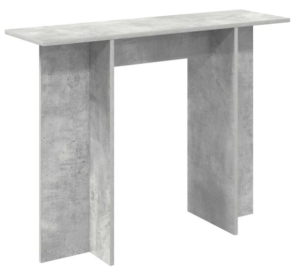 Konzolasztal Betonszürke 100 x 30 x 75 cm Szerelt Fa