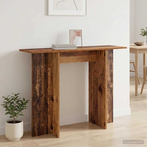 Konzolasztal Antik Fa 100 x 30 x 75 cm Szerelt Fa