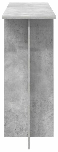 Konzolasztal Betonszürke 100 x 30 x 75 cm Szerelt Fa