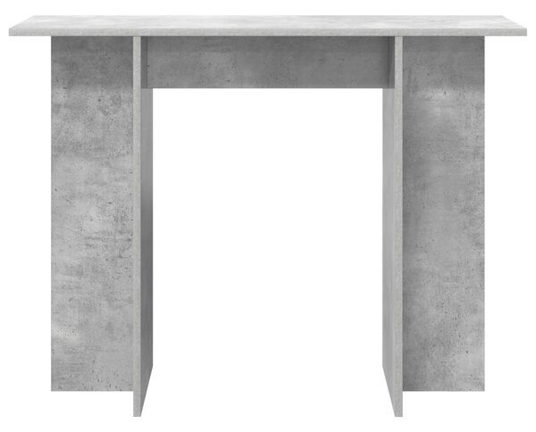 Konzolasztal Betonszürke 100 x 30 x 75 cm Szerelt Fa