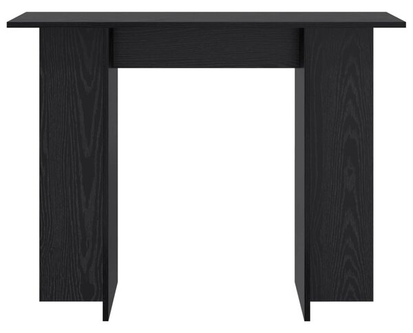 Konzolasztal Fekete Tölgy 100 x 30 x 75 cm Szerelt Fa