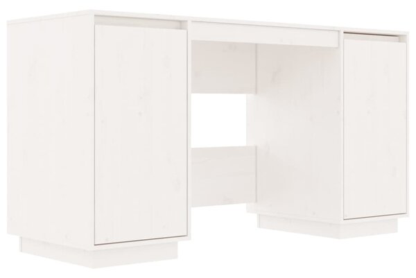 Fehér tömör fenyőfa íróasztal 140 x 50 x 75 cm