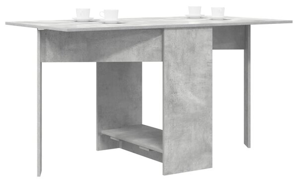 Étkezőasztal 138 x 70 x 73,5 cm Szerelt Fa Betonszürke