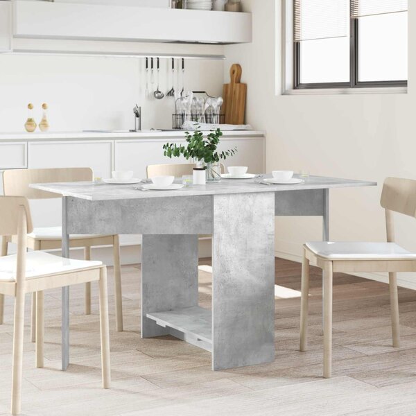 Étkezőasztal 138 x 70 x 73,5 cm Szerelt Fa Betonszürke