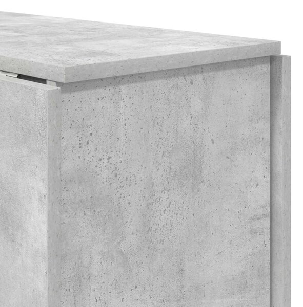 Étkezőasztal 138 x 70 x 73,5 cm Szerelt Fa Betonszürke