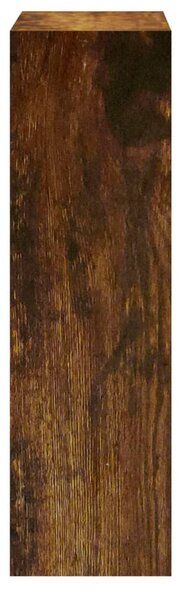 Füstös tölgy színű szerelt fa cipősszekrény 63x24x81 cm