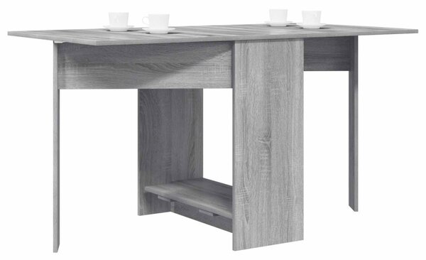 Étkezőasztal 138 x 70 x 73,5 cm Szerelt Fa Szürke Sonoma