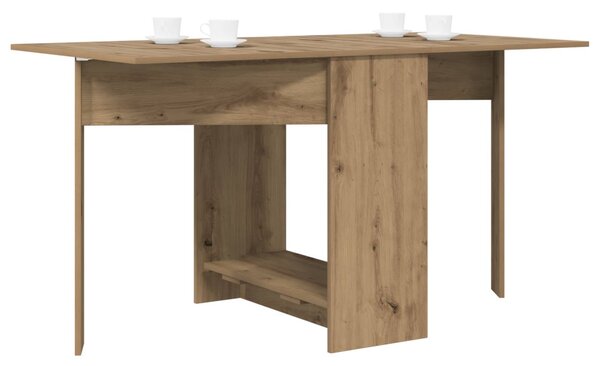 Étkezőasztal 138 x 70 x 73,5 cm Szerelt Fa Kézműves Tölgy
