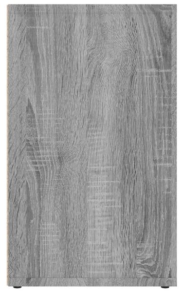 Szürke sonoma színű cipősszekrény 52,5x30x50 cm