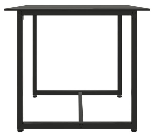 3 részes fekete polyrattan kültéri ülőgarnitúra párnákkal