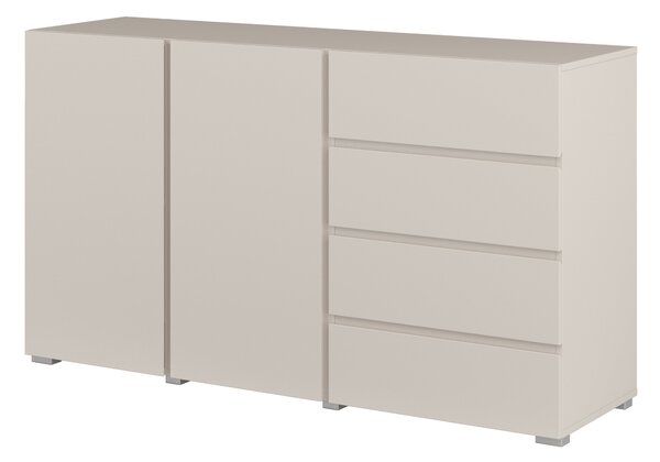 Komód Elbleve 101, Laminált forgácslap, 78x138x40cm, Kasmír