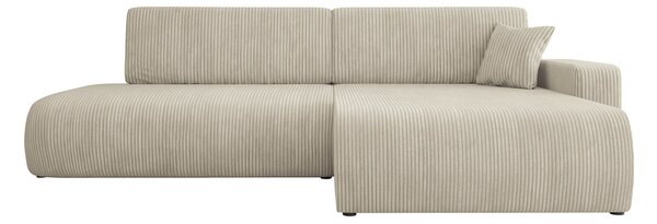 Sarokkanapé Shelton 112, Kárpit, 82x262x145cm