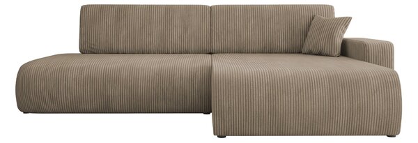 Sarokkanapé Shelton 112, Kárpit, 82x262x145cm
