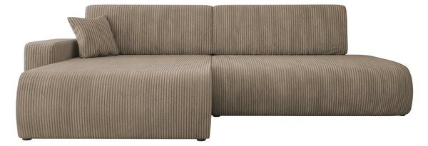 Sarokkanapé Shelton 112, Kárpit, 82x262x145cm