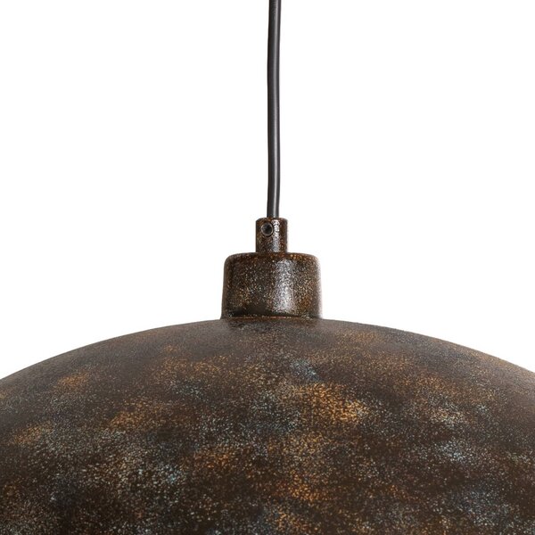 Opviq Berceste lógó világítás, Ø 60 cm, antik sárgaréz, fém, dimmelhető, Bronz / antik sárgaréz, Nappali / Étkező, fém, Vintage