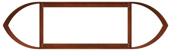 VidaXL Emelt kert ágyás Időjárásálló Acél 140 x 40 x 40 cm Acél