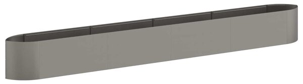 VidaXL Emelt kert ágyás Időjárásálló Acél 380 x 40 x 40 cm Acél