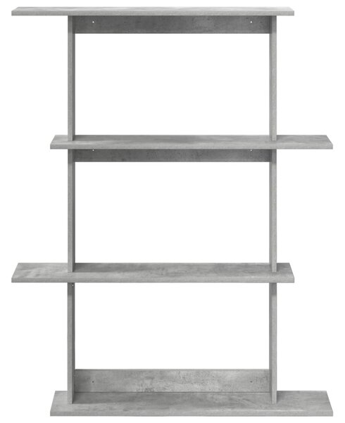 Fali Polc Egység Szürke 100 x 20 x 126 cm Szerelt Fa