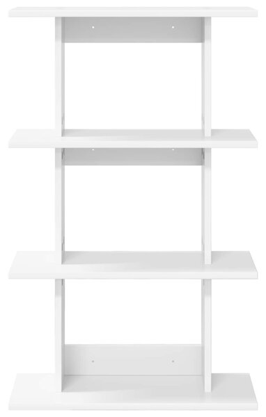 Falpolc Falra szerelhető Fehér 56 x 20 x 90 cm Szerelt Fa
