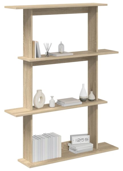 Fali Polc Egység Barna 100 x 20 x 126 cm Szerelt Fa