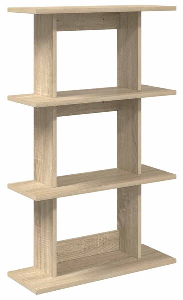 VidaXL Falpolc Falra szerelhető Barna 56 x 20 x 90 cm Szerelt Fa
