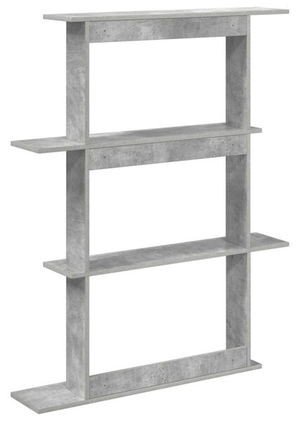 Fali Polc Egység Szürke 100 x 20 x 126 cm Szerelt Fa