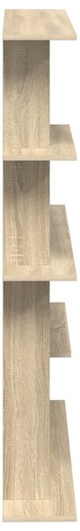 Fali Polc Egység Barna 102 x 20 x 130 cm Szerelt Fa