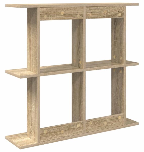 Falpolc Falra szerelhető Barna 100 x 20 x 75 cm Szerelt Fa
