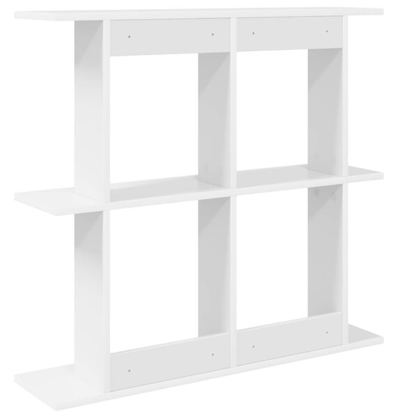 Falpolc Falra szerelhető Fehér 80 x 20 x 75 cm Szerelt Fa