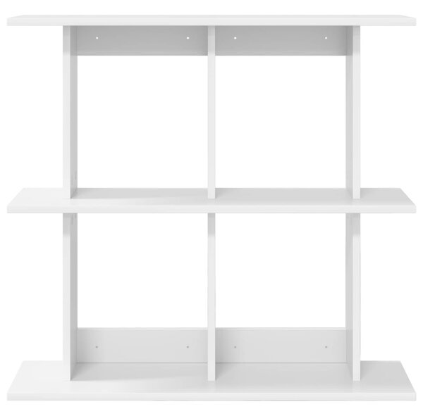 Falpolc Falra szerelhető Fehér 80 x 20 x 75 cm Szerelt Fa