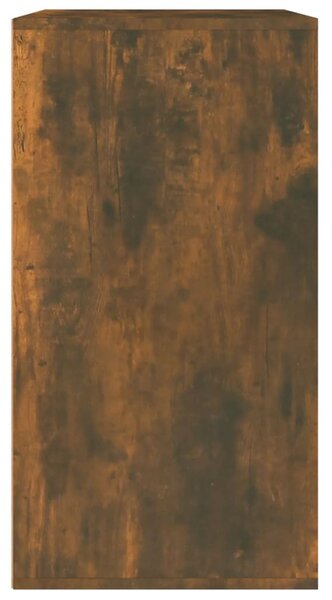 Füstös tölgy színű szerelt fa pipereszekrény 80 x 40 x 75 cm