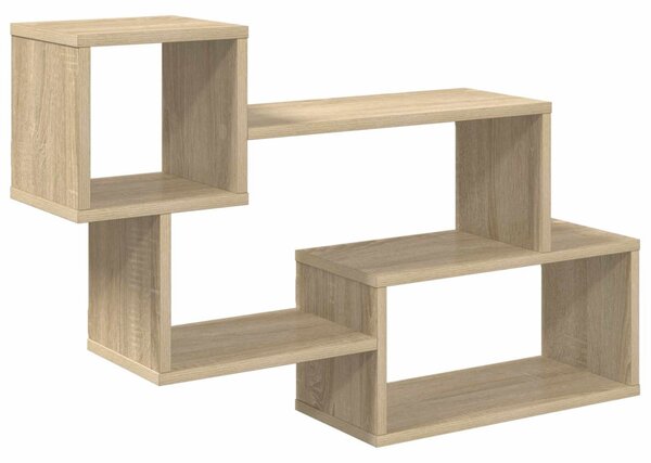 Lebegő polc Falra szerelhető Barna 87 x 20 x 55 cm Szerelt Fa