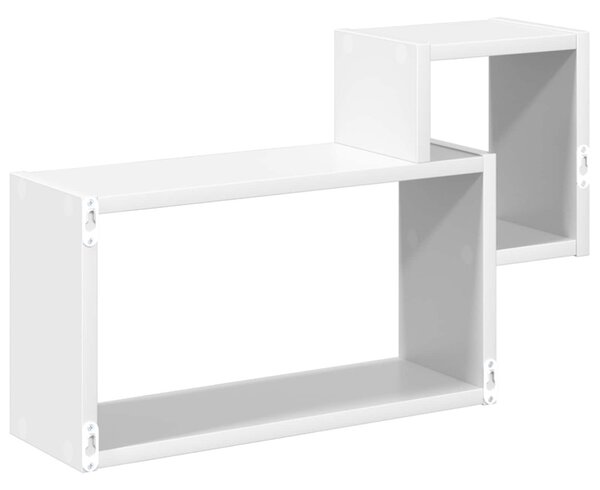 Falpolc Falra szerelhető Fehér 55 x 15 x 35 cm Szerelt Fa