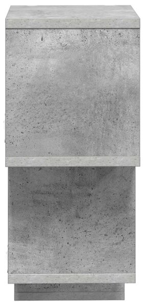 Lebegő polc Falra szerelhető Szürke 87 x 20 x 55 cm Szerelt Fa