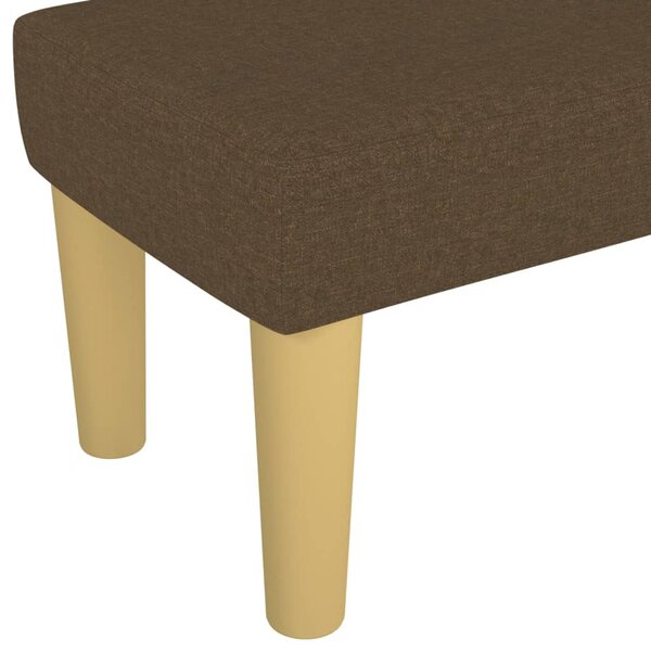 Barna szövet pad 100 x 30 x 30 cm