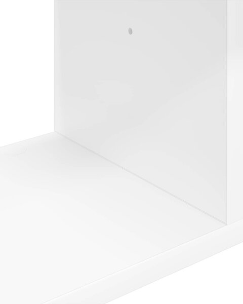 Falpolc Falra szerelhető Fehér 32 x 21 x 107 cm Szerelt Fa
